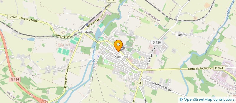 localisation de l'entreprise MADAME THELMA FINAZZI-DALLES  GIMONT