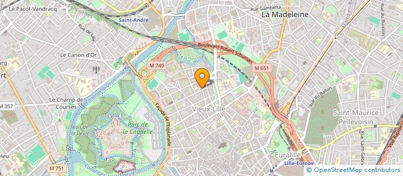 localisation de l'entreprise MADAME THELMA PATTE à LILLE