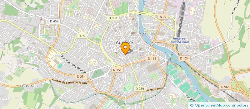 localisation de l'entreprise MADAME THELMA TUBIANA à AUXERRE
