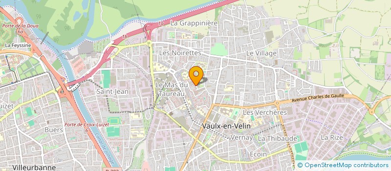 localisation de l'entreprise MADAME THELY NKWEWOU  VAULX-EN-VELIN