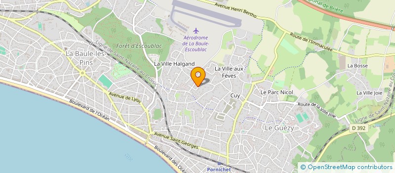 localisation de l'entreprise MADAME THENAIS LE CORRONC à LA BAULE-ESCOUBLAC
