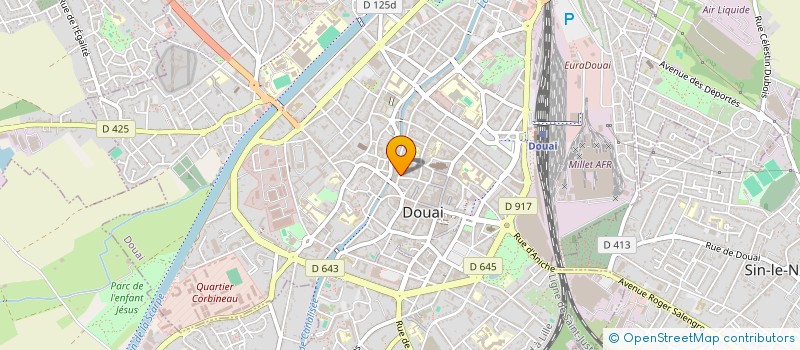 localisation de l'entreprise MADAME THEODORA BUCUR à DOUAI