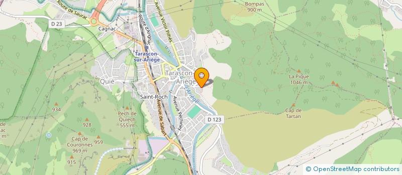 localisation de l'entreprise MADAME THEODORA CALDERON à TARASCON-SUR-ARIEGE