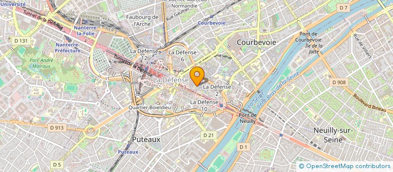 localisation de l'entreprise MADAME THEODORA ELIE à COURBEVOIE