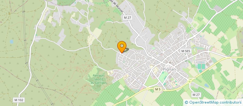 localisation de l'entreprise MADAME THEODORA JACQUES  MONTAGNAC