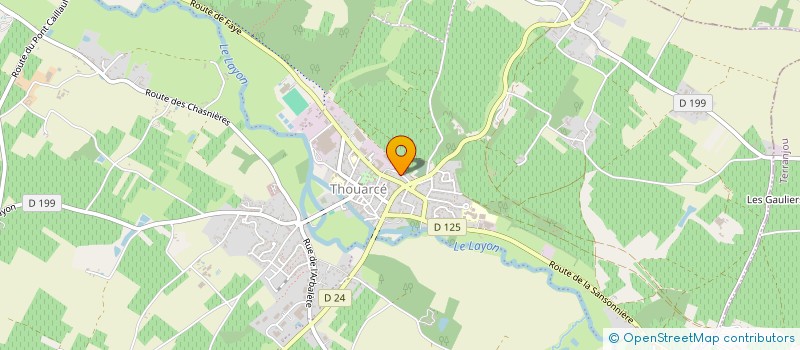 localisation de l'entreprise MADAME THEODORA LEFORT à BELLEVIGNE-EN-LAYON