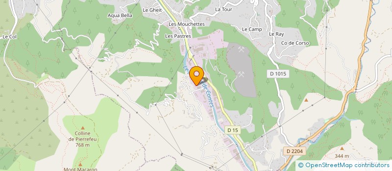 localisation de l'entreprise MADAME THEODORA MILLO  CONTES