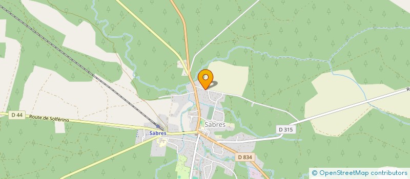 localisation de l'entreprise MADAME THEODORA SIMON  SABRES