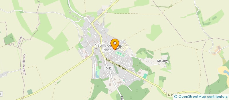 localisation de l'entreprise MADAME THEODORA VAN HAL  NEUILLY-SAINT-FRONT