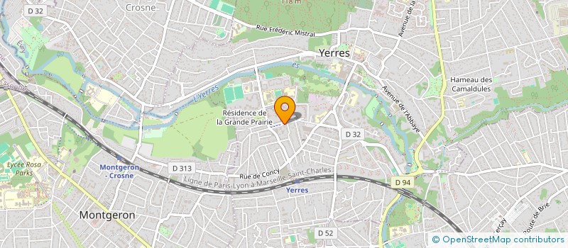 localisation de l'entreprise MADAME THEODOSIE MUTUYIMANA  YERRES