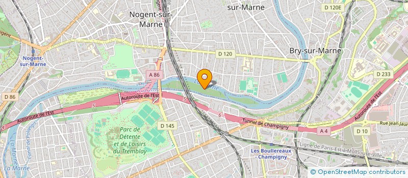 localisation de l'entreprise MADAME THEOPHANE DERYCKE  LE PERREUX-SUR-MARNE