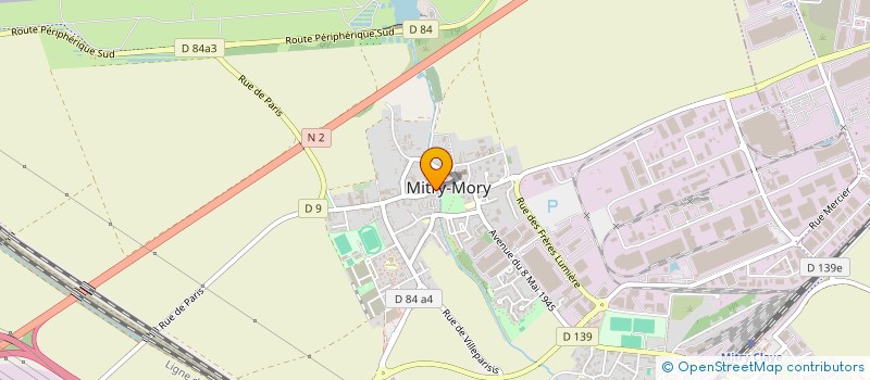 localisation de l'entreprise MADAME THERESA AKONJIE  MITRY-MORY