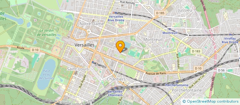 localisation de l'entreprise MADAME THERESA BEHR à VERSAILLES
