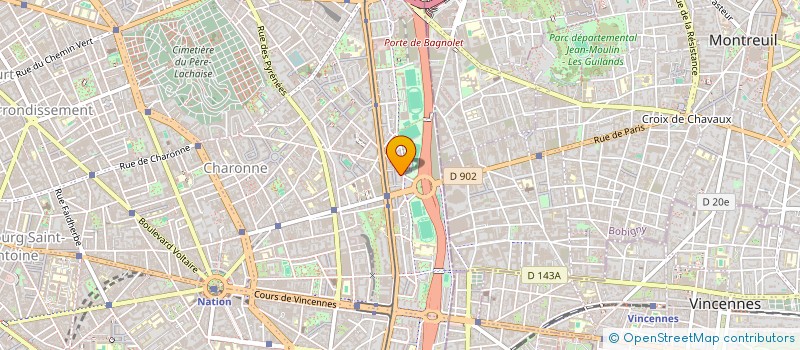 localisation de l'entreprise MADAME THERESA MOUKOKO  PARIS