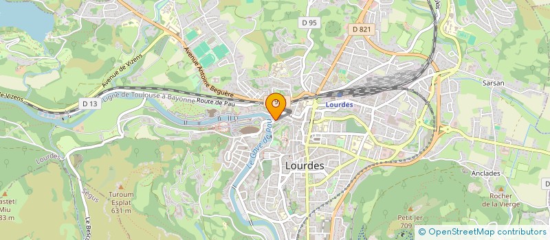 localisation de l'entreprise MADAME THERESA SALVAT  LOURDES