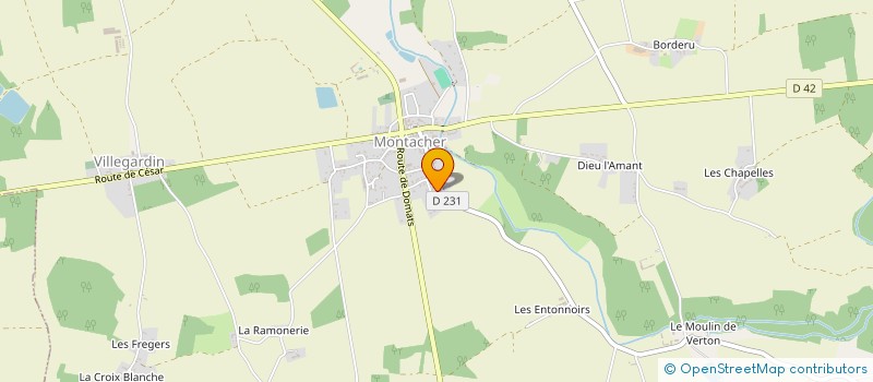 localisation de l'entreprise MADAME THERESA VON WUTHENAU à COURTOIN