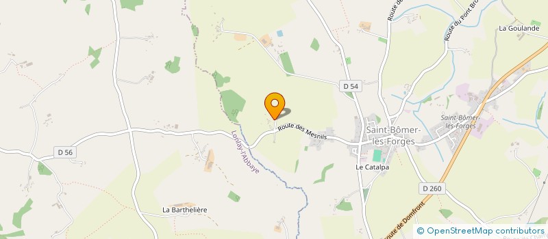 localisation de l'entreprise MADAME THERESA WOOLLER à SAINT-BOMER-LES-FORGES