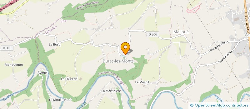 localisation de l'entreprise MADAME THERESE AMY  SOULEUVRE EN BOCAGE