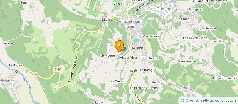 localisation de l'entreprise MADAME THERESE ARMAGNAC  CENAC ET SAINT JULIEN