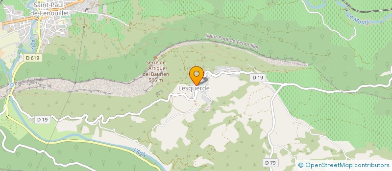 localisation de l'entreprise MADAME THERESE ARMINGAUD  LESQUERDE