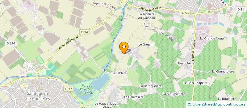 localisation de l'entreprise MADAME THERESE ATHIMON à SAINT-JULIEN-DE-CONCELLES