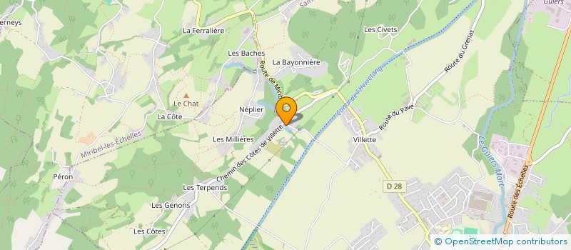 localisation de l'entreprise MADAME THERESE AUBERT  SAINT-LAURENT-DU-PONT