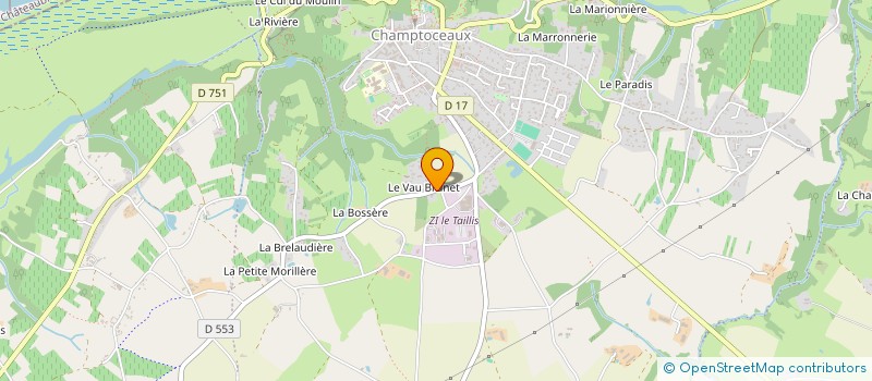 localisation de l'entreprise MADAME THERESE AUGUSSEAU OUVRARD à OREE-D'ANJOU