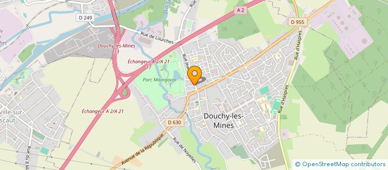 localisation de l'entreprise MADAME THERESE BAILLEUL à DOUCHY-LES-MINES