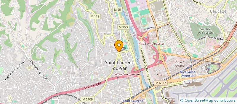 localisation de l'entreprise MADAME THERESE BARNOIN à SAINT-LAURENT-DU-VAR