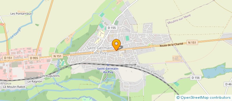 localisation de l'entreprise MADAME THERESE BAUDON  SAINT-GERMAIN-DU-PUY