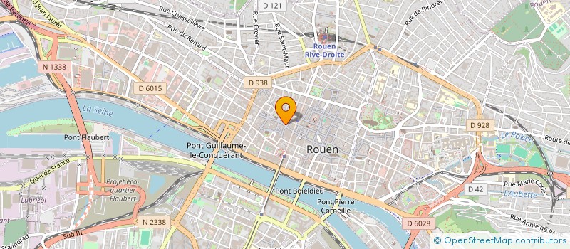 localisation de l'entreprise MADAME THERESE BAVILLE à ROUEN