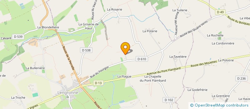 localisation de l'entreprise MADAME THERESE BAZIRE à LENGRONNE