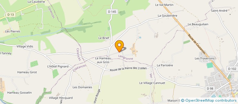 localisation de l'entreprise MADAME THERESE BELLOT à LE MESNIL-VILLEMAN