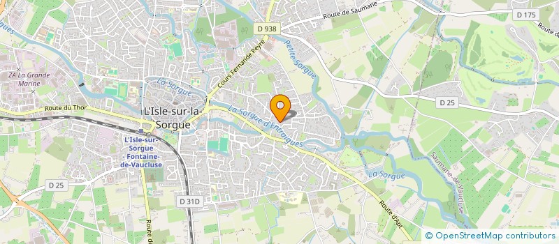 localisation de l'entreprise MADAME THERESE BES  L'ISLE-SUR-LA-SORGUE