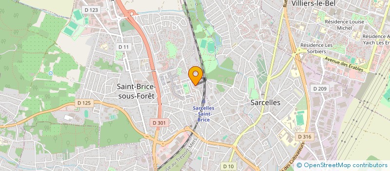 localisation de l'entreprise MADAME THERESE BILONG  SAINT-BRICE-SOUS-FORET