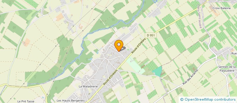 localisation de l'entreprise MADAME THERESE BLANDIN à CLERY-SAINT-ANDRE