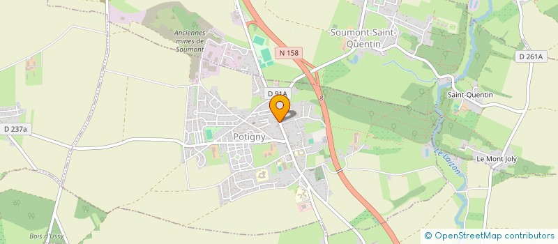 localisation de l'entreprise MADAME THERESE BOCAGE  POTIGNY