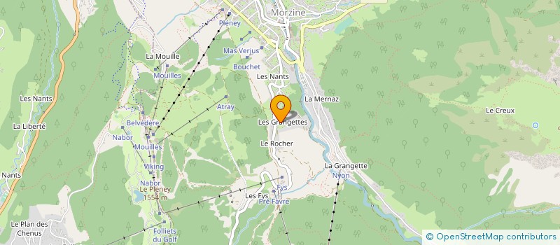 localisation de l'entreprise MADAME THERESE BOINNART à MORZINE