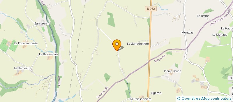 localisation de l'entreprise MADAME THERESE BOISGONTIER à CEAUCE