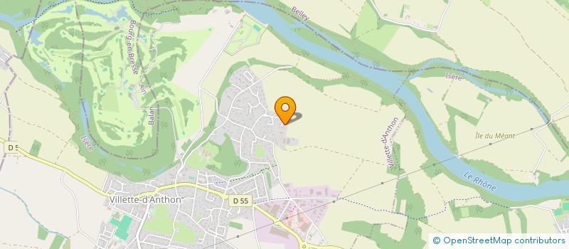 localisation de l'entreprise MADAME THERESE BONNEFOY  VILLETTE-D'ANTHON