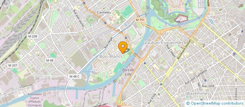 localisation de l'entreprise MADAME THERESE BOONAERT à LILLE