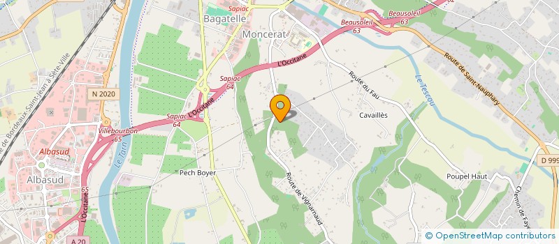 localisation de l'entreprise MADAME THERESE BOUCHE  MONTAUBAN