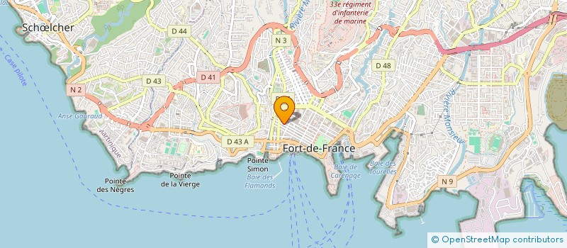 localisation de l'entreprise MADAME THERESE BOUFARAA à FORT-DE-FRANCE