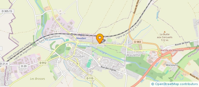 localisation de l'entreprise MADAME THERESE BOULANGER  MAULETTE