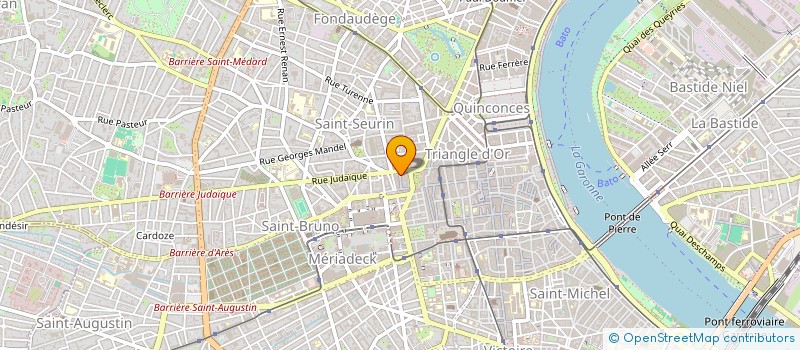 localisation de l'entreprise MADAME THERESE BOULIN  BORDEAUX