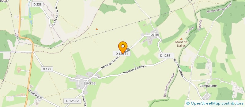 localisation de l'entreprise MADAME THERESE BOULY  LACRES