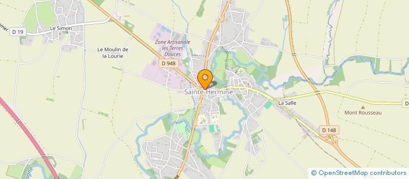localisation de l'entreprise MADAME THERESE BOUTET  SAINTE-HERMINE