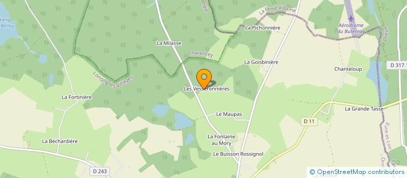 localisation de l'entreprise MADAME THERESE BRARD à LONGNY LES VILLAGES