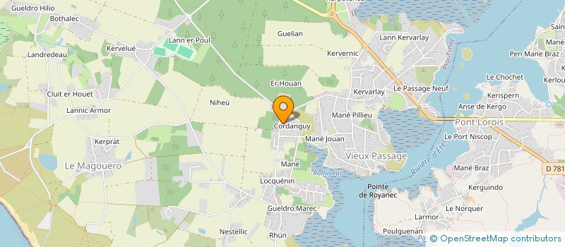 localisation de l'entreprise MADAME THERESE BREGENT  PLOUHINEC