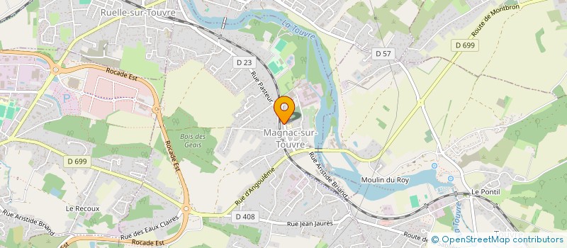 localisation de l'entreprise MADAME THERESE BREHERET à MAGNAC-SUR-TOUVRE